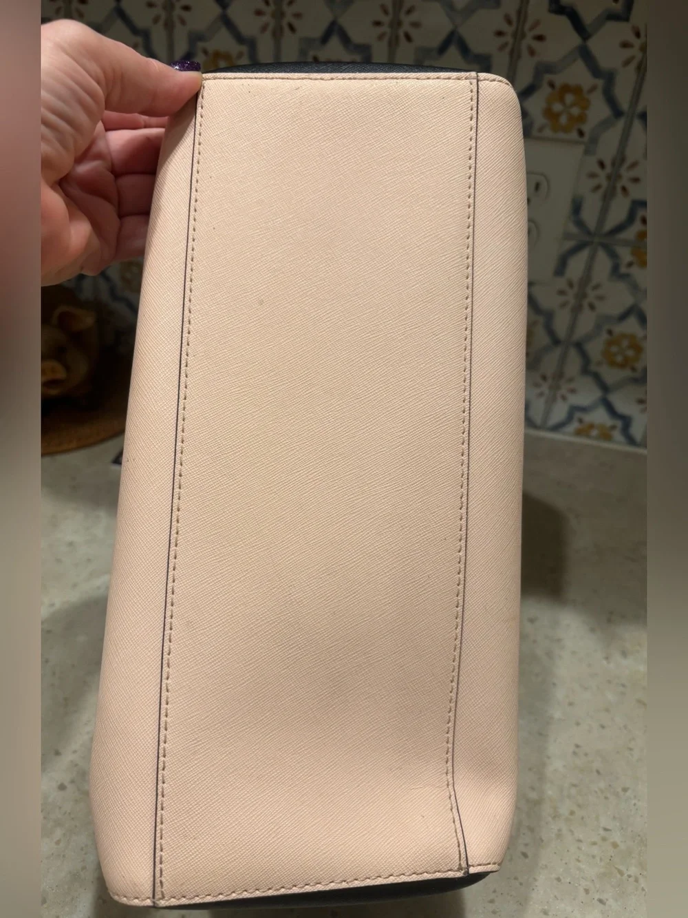 Kate Spade Bag Cove Street Colorblock Pippa Satchel Pink Black